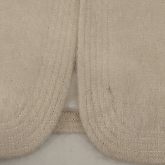 Vintage 80s / 90s Cream Mohair Blazer Jacket Deadstock Tailored Ivory Designer - Picture 12 of 12